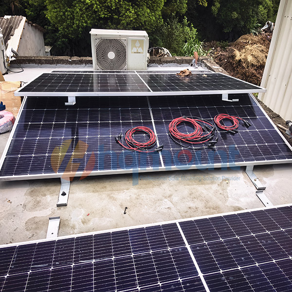 small factory rooftop solar project