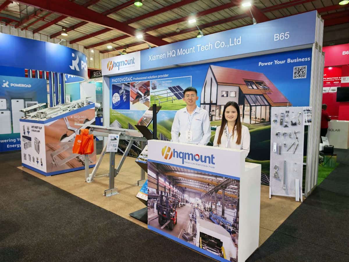 سقف + الأرض + مضاد للسرقة | مخطط دعم المشهد الكامل لـ HQ Mount ، انظر Booth 6.B65-Solar Show Africa 2025