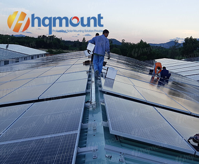 5MW معدن لوحة للطاقة الشمسية على السطح المشروع
