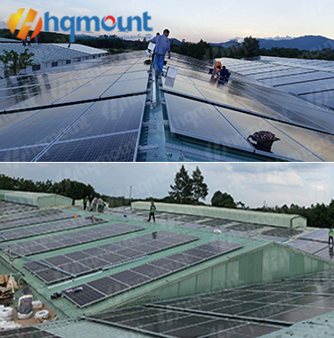 5MW معدن لوحة للطاقة الشمسية على السطح المشروع