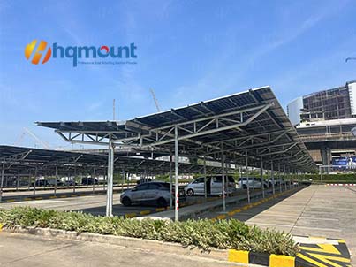 شركة HQ Mount تستكشف الابتكار في معرض الطاقة الشمسية والتخزين في تايلاند وتستعرض مشروعًا متطورًا لمواقف السيارات